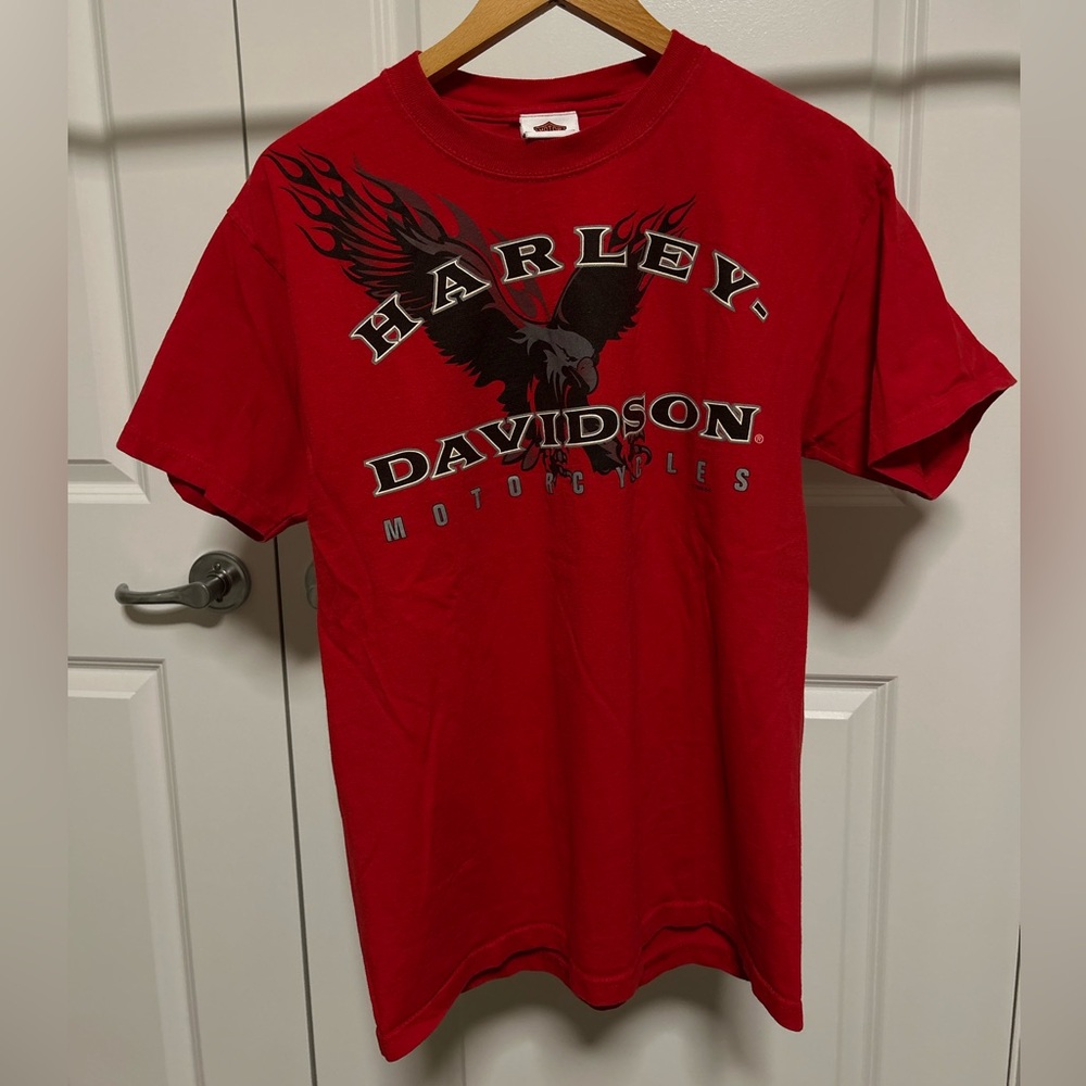 Harley-Davidson Vibrant Red Short Sleeve T-Shirt